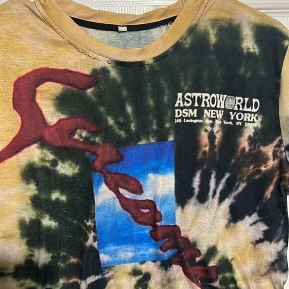 🔥Bootleg DSM NEW YORK x Travis Scott Astroworld T-Shirt Sz M (fits S) - REPLICA - Picture 2 of 8